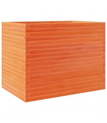 vidaXL Garden Planter Wax Brown 90x60x68.5 cm Solid Wood Pine