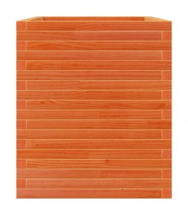 vidaXL Garden Planter Wax Brown 90x60x68.5 cm Solid Wood Pine