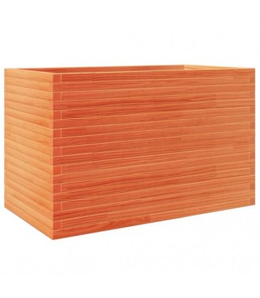 vidaXL Garden Planter Wax Brown 110x60x68.5 cm Solid Wood Pine