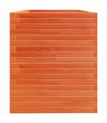 vidaXL Garden Planter Wax Brown 110x60x68.5 cm Solid Wood Pine