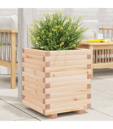vidaXL Garden Planter 40x40x49,5 cm Solid Wood Pine