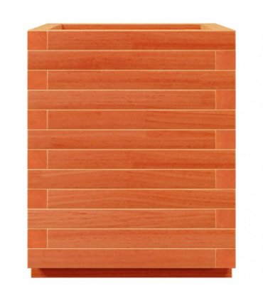 vidaXL Garden Planter Wax Brown 40x40x49,5 cm Solid Wood Pine