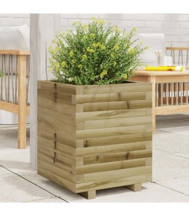 vidaXL Garden Planter 40x40x49,5 cm Impregnated Wood Pine