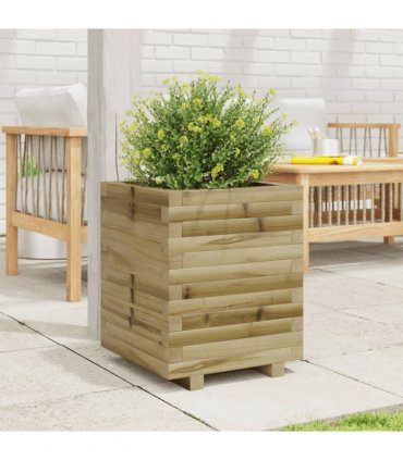 vidaXL Garden Planter 40x40x49,5 cm Impregnated Wood Pine