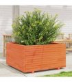 vidaXL Garden Planter Wax Brown 90x90x49,5 cm Solid Wood Pine