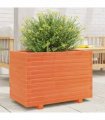 vidaXL Garden Planter Wax Brown 70x40x49,5 cm Solid Wood Pine