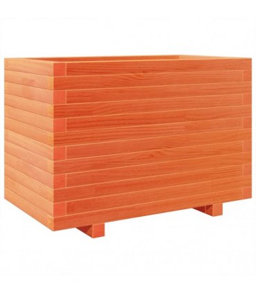 vidaXL Garden Planter Wax Brown 70x40x49,5 cm Solid Wood Pine