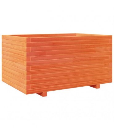 vidaXL Garden Planter Wax Brown 90x60x49,5 cm Solid Wood Pine