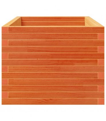 vidaXL Garden Planter Wax Brown 90x60x49,5 cm Solid Wood Pine