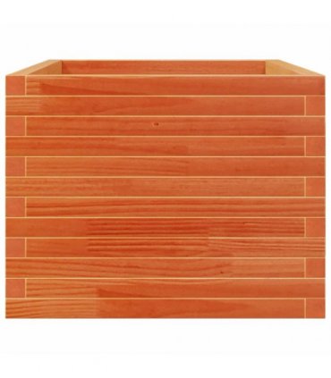 vidaXL Garden Planter Wax Brown 110x60x49,5 cm Solid Wood Pine