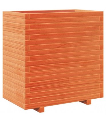 vidaXL Garden Planter Wax Brown 70x40x72,5 cm Solid Wood Pine