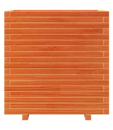 vidaXL Garden Planter Wax Brown 70x40x72,5 cm Solid Wood Pine