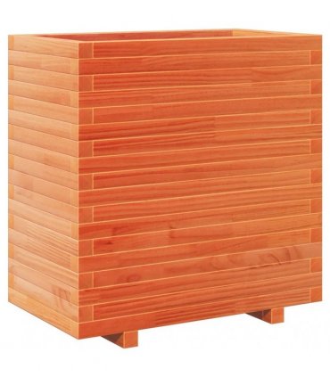 vidaXL Garden Planter Wax Brown 70x40x72,5 cm Solid Wood Pine