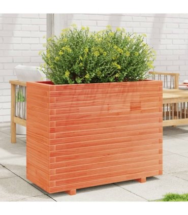 vidaXL Garden Planter Wax Brown 90x40x72,5 cm Solid Wood Pine