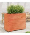 vidaXL Garden Planter Wax Brown 90x40x72,5 cm Solid Wood Pine