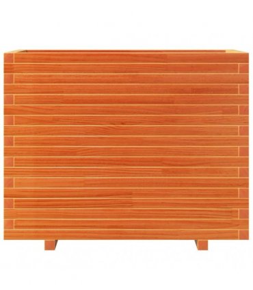 vidaXL Garden Planter Wax Brown 90x40x72,5 cm Solid Wood Pine