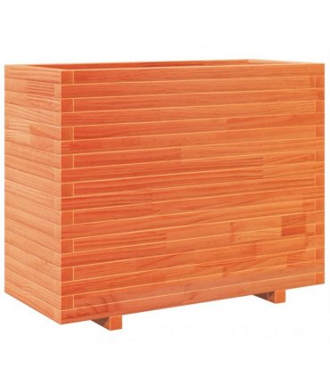 vidaXL Garden Planter Wax Brown 90x40x72,5 cm Solid Wood Pine