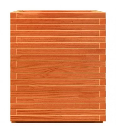 vidaXL Garden Planter Wax Brown 90x60x72,5 cm Solid Wood Pine