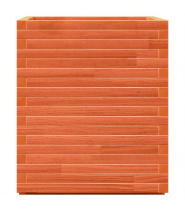 vidaXL Garden Planter Wax Brown 60x60x72 cm Solid Wood Pine