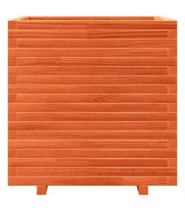 vidaXL Garden Planter Wax Brown 70x70x72 cm Solid Wood Pine