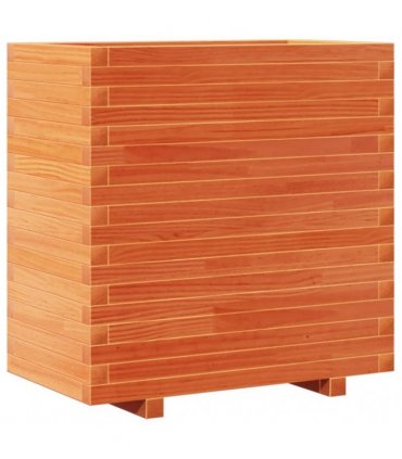 vidaXL Garden Planter Wax Brown 70x40x72 cm Solid Wood Pine