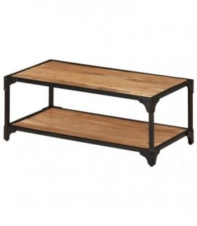 vidaXL Coffee Table 90x45x35cm Solid Acacia Wood