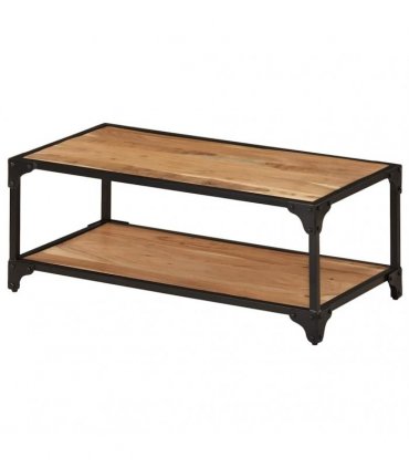 vidaXL Coffee Table 90x45x35cm Solid Acacia Wood