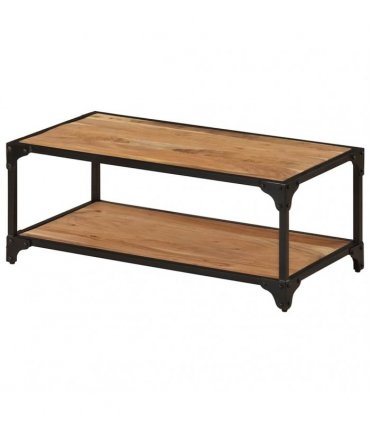 vidaXL Coffee Table 90x45x35cm Solid Acacia Wood