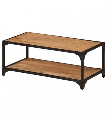 vidaXL Coffee Table 90x45x35cm Solid Acacia Wood