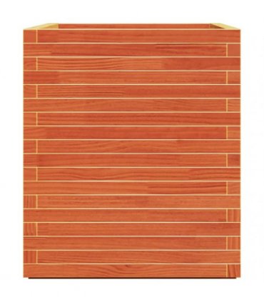vidaXL Garden Planter Wax Brown 90x60x72 cm Solid Wood Pine