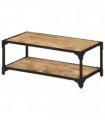 vidaXL Coffee Table 90x45x35 cm Solid Rough Mango Wood