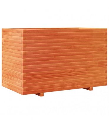 vidaXL Garden Planter Wax Brown 110x60x72 cm Solid Wood Pine