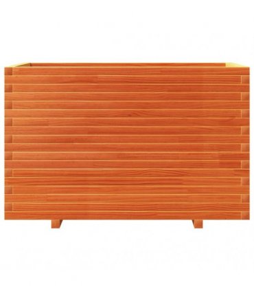 vidaXL Garden Planter Wax Brown 110x60x72 cm Solid Wood Pine