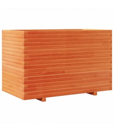 vidaXL Garden Planter Wax Brown 110x60x72 cm Solid Wood Pine