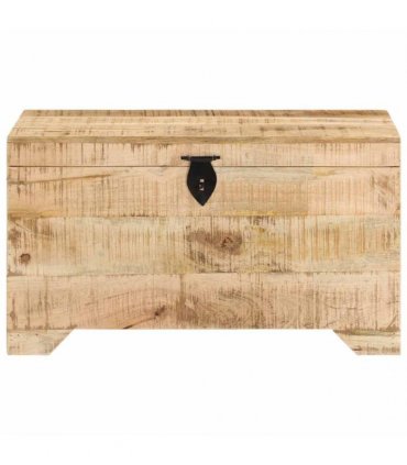 vidaXL Storage Chest Solid Rough Mango Wood