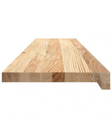 vidaXL Stair Treads 16 pcs Untreated 110x25x2 cm Solid Wood Oak