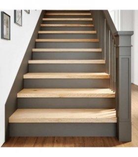 vidaXL Stair Treads 20 pcs Untreated 100x25x2 cm Solid Wood Oak