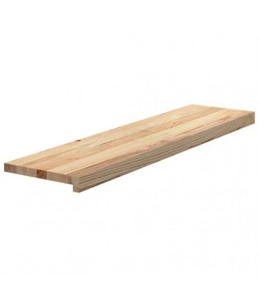 vidaXL Stair Treads 20 pcs Untreated 100x25x2 cm Solid Wood Oak