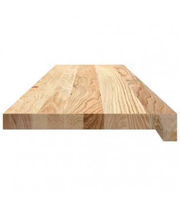 vidaXL Stair Treads 20 pcs Untreated 100x25x2 cm Solid Wood Oak