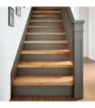vidaXL Stair Treads 4 pcs Light Brown 80x30x2 cm Solid Wood Oak