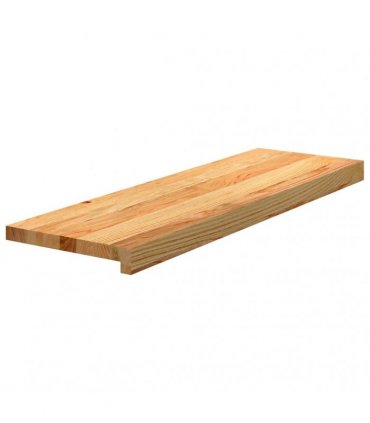 vidaXL Stair Treads 4 pcs Light Brown 80x30x2 cm Solid Wood Oak