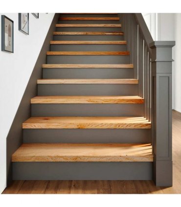 vidaXL Stair Treads 8 pcs Light Brown 90x25x2 cm Solid Wood Oak