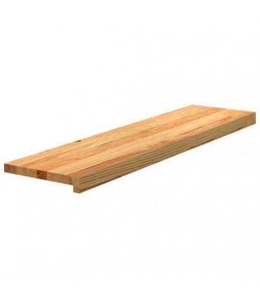vidaXL Stair Treads 8 pcs Light Brown 100x30x2 cm Solid Wood Oak