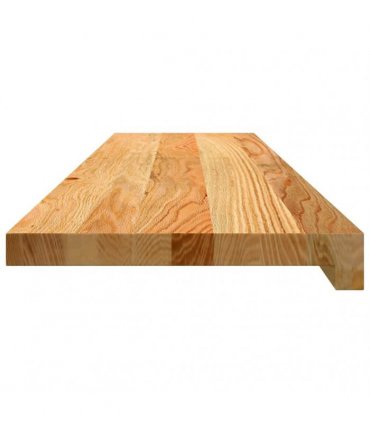 vidaXL Stair Treads 8 pcs Light Brown 100x30x2 cm Solid Wood Oak