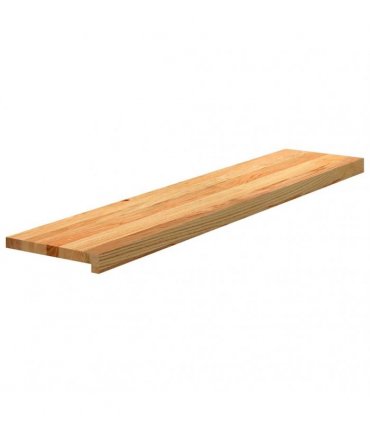 vidaXL Stair Treads 12 pcs Light Brown 120x25x2 cm Solid Wood Oak