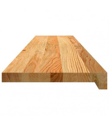 vidaXL Stair Treads 20 pcs Light Brown 120x30x2 cm Solid Wood Oak