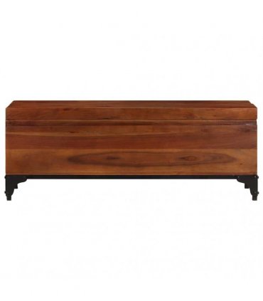 vidaXL Storage Trunk 110x35x41 cm Solid Acacia Wood
