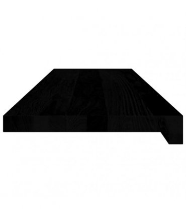 vidaXL Stair Treads 20 pcs Brown Black 90x30x2 cm Solid Wood Oak