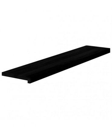 vidaXL Stair Treads 20 pcs Brown Black 120x30x2 cm Solid Wood Oak