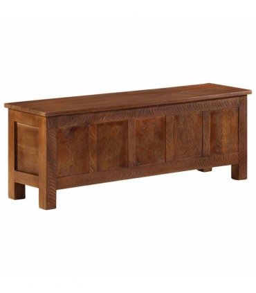 vidaXL Storage Box 110x30x40 cm Solid Mango Wood